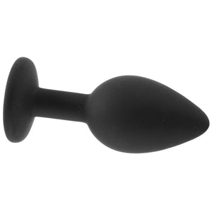 BB- Diamond Silicone Butt Plug in Black